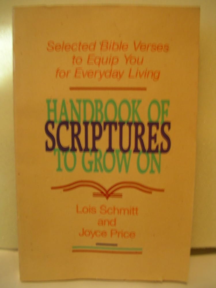 Handbook of Scriptures to Grow On cover image