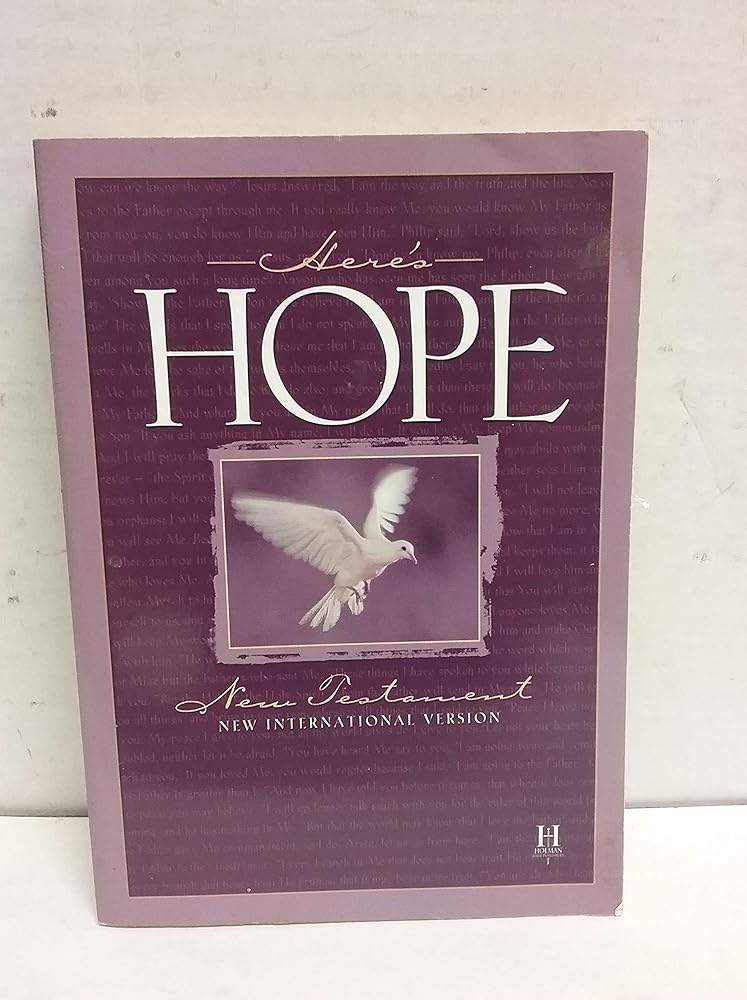 Here's Hope Bible: New International Version, New Testament cover image