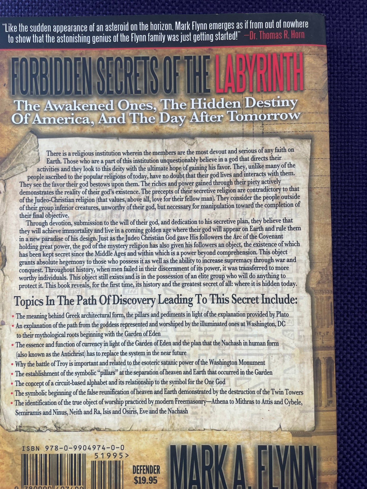 Forbidden Secrets of the Labyrinth: The Awakened Ones, the Hidden Destiny of America, and the Day After Tomorrow