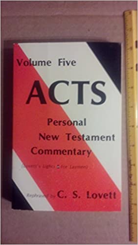 ACTS PERSONAL NEW TESTAMENT COMMENTARY VOLUME 5