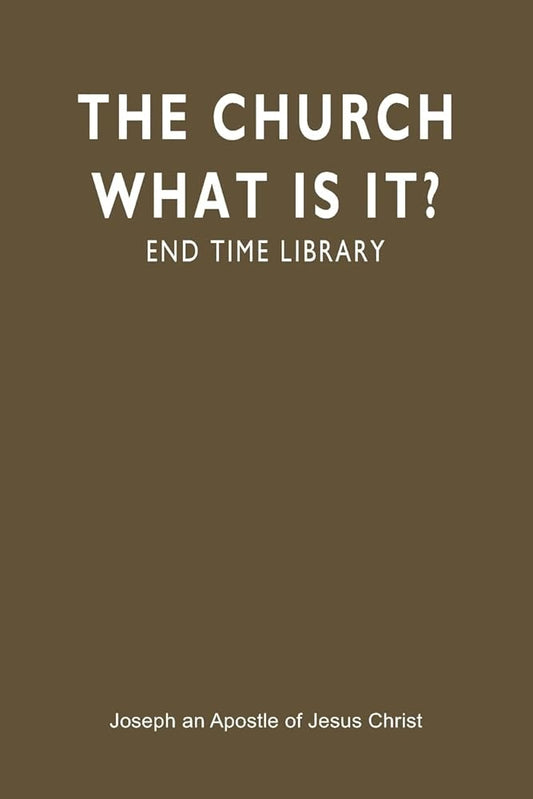 The Church What Is It?: End Time Library cover image