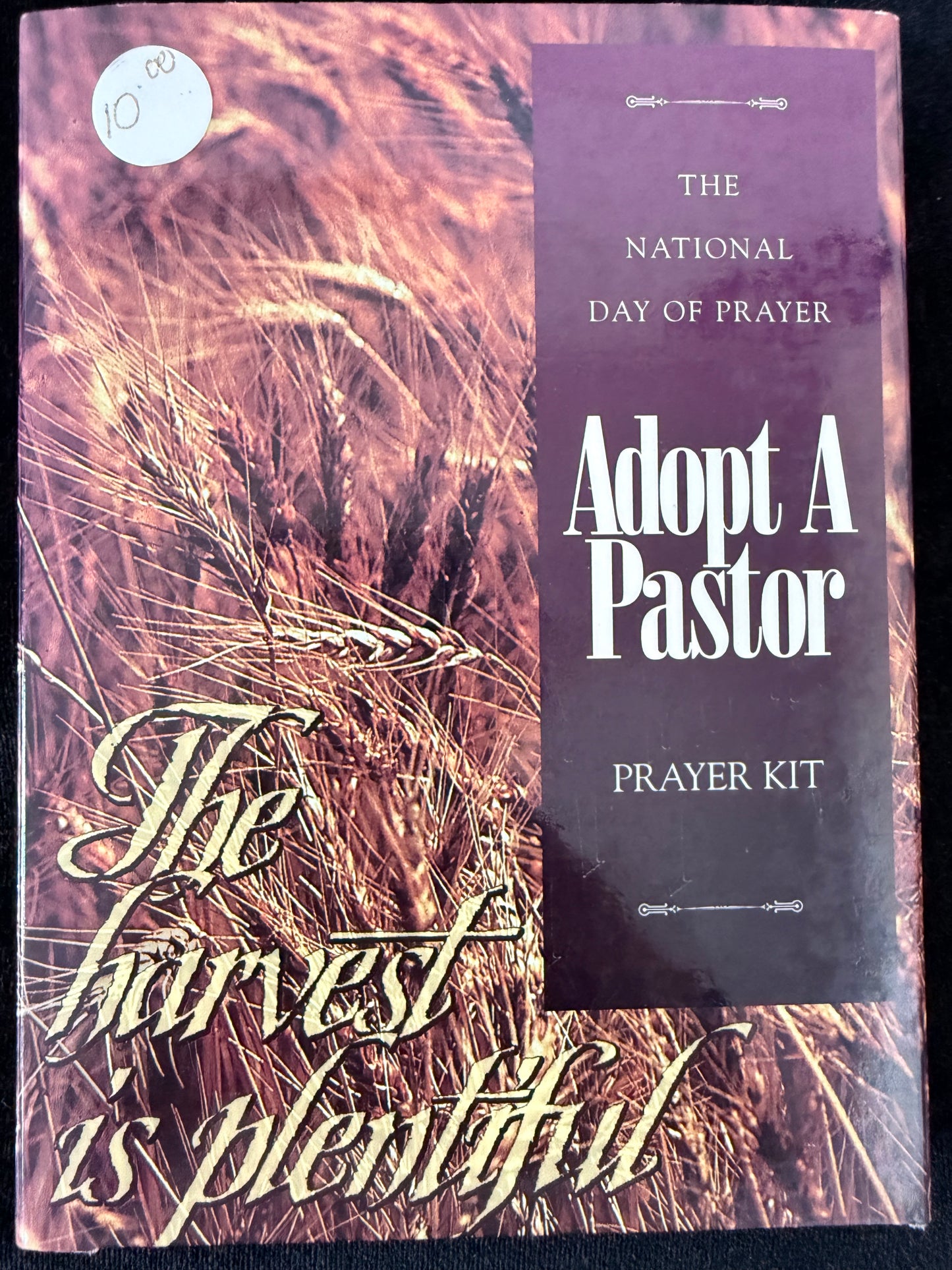 The National Day of Prayer Adopt A Pastor Prayer Kit