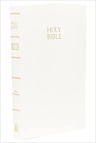 KJV, Vest Pocket New Testament, Leathersoft, White, Red Letter: Holy Bible, King James Version
